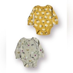 Tea Collection Baby Bodysuit Bundle Size 3-6M